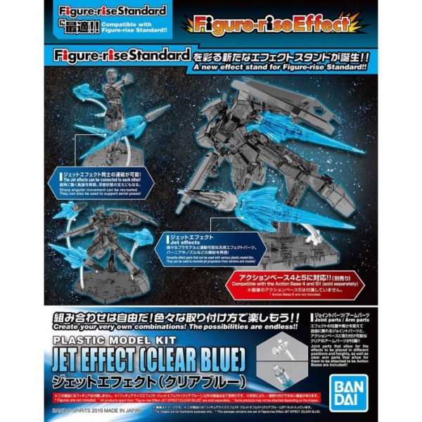 FIGURE-RISE EFECTO JET (AZUL CLARO). BANDAI