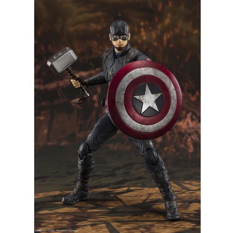 S.H.FIGUARTS CAPTAIN AMERICA (FINAL BATTLE). BANDAI