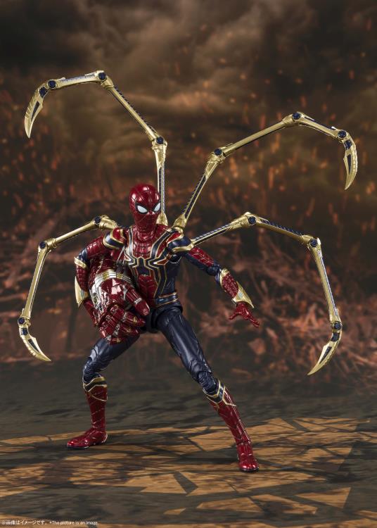 S.H.FIGUARTS IRON SPIDER -FINAL BATTLE- AVENGERS END GAME. BANDAI - Imagen 4