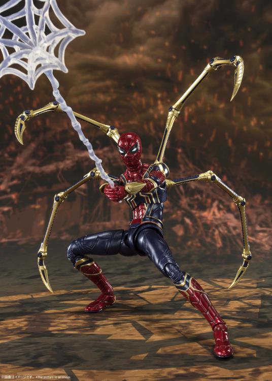 S.H.FIGUARTS IRON SPIDER -FINAL BATTLE- AVENGERS END GAME. BANDAI - Imagen 2