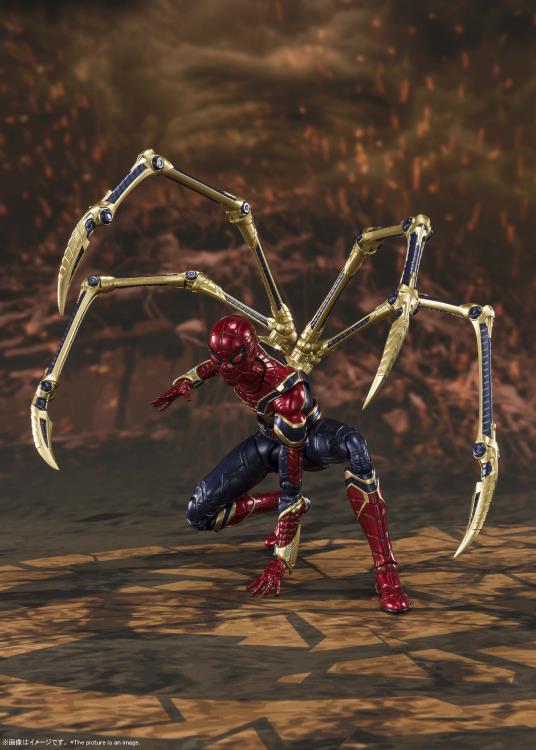 S.H.FIGUARTS IRON SPIDER -FINAL BATTLE- AVENGERS END GAME. BANDAI - Imagen 5