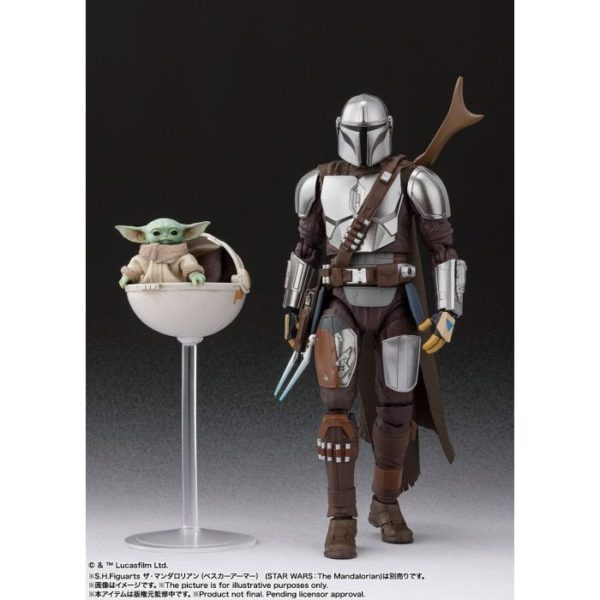 S.H.FIGUARTS THE MANDALORIAN (BESKAR ARMOR). BANDAI - Imagen 3