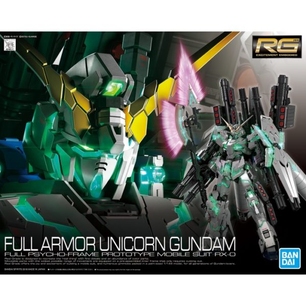 GUNDAM RG FULL ARMOR UNICORN 1/144. BANDAI