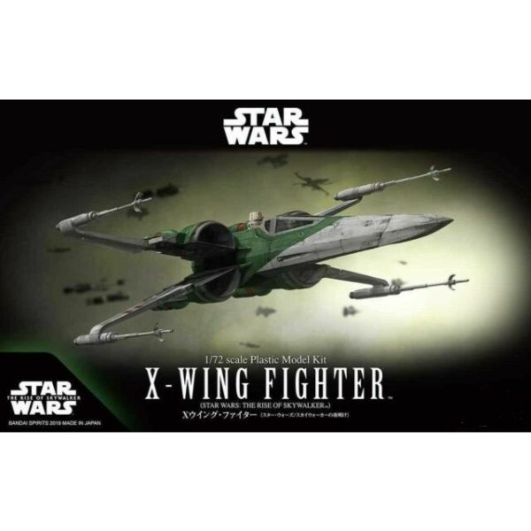 X-WING STARFIGHTER (RISE OF SKYWALKER) 1/72. BANDAI