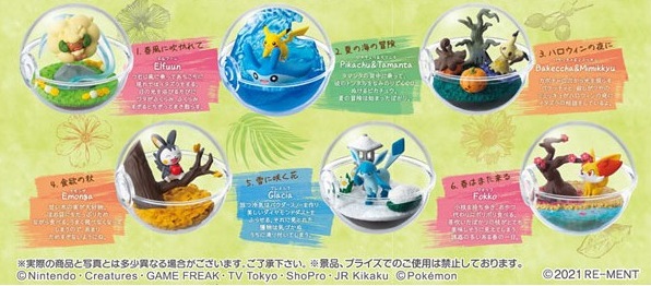 POKEMON TERRANIUM COLLECTION - ESTACIONES. RE-MENT - Imagen 2