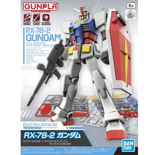 GUNDAM ENTRY GRADE RX-78-2 1/144. BANDAI