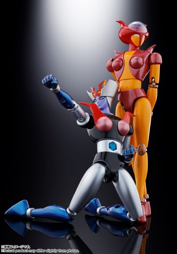 SOUL OF CHOGOKIN GX-08R APHRODAI A vs GX-09R MINERVA X. BANDAI - Imagen 2