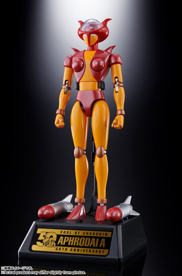 SOUL OF CHOGOKIN GX-08R APHRODAI A vs GX-09R MINERVA X. BANDAI - Imagen 4