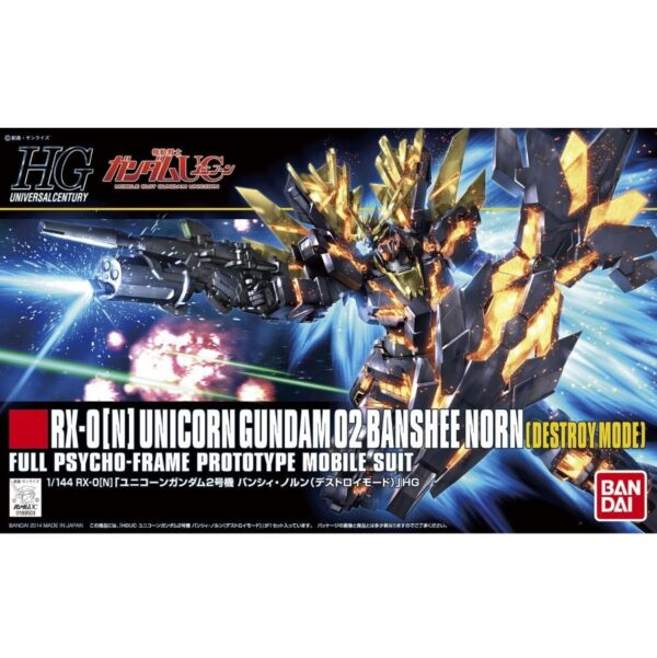 HGUC Unicorn Gundam Banshee Norn 1/144 Destroy Mode – Modelo Bandai en Ecuador.