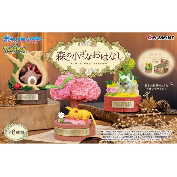 Set de dioramas Pokémon: A Little Tale of the Forest – Re-Ment en Ecuador.