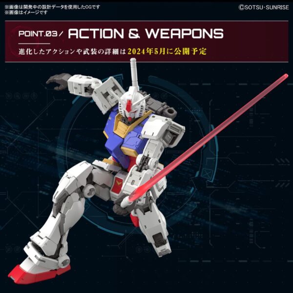 GUNDAM RG RX-78-2 Ver.2.0 1/144. BANDAI - Imagen 5