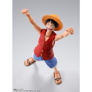 S.H.Figuarts Monkey D. Luffy -Romance Dawn Ver.- – Figura de acción de Bandai en Ecuador.