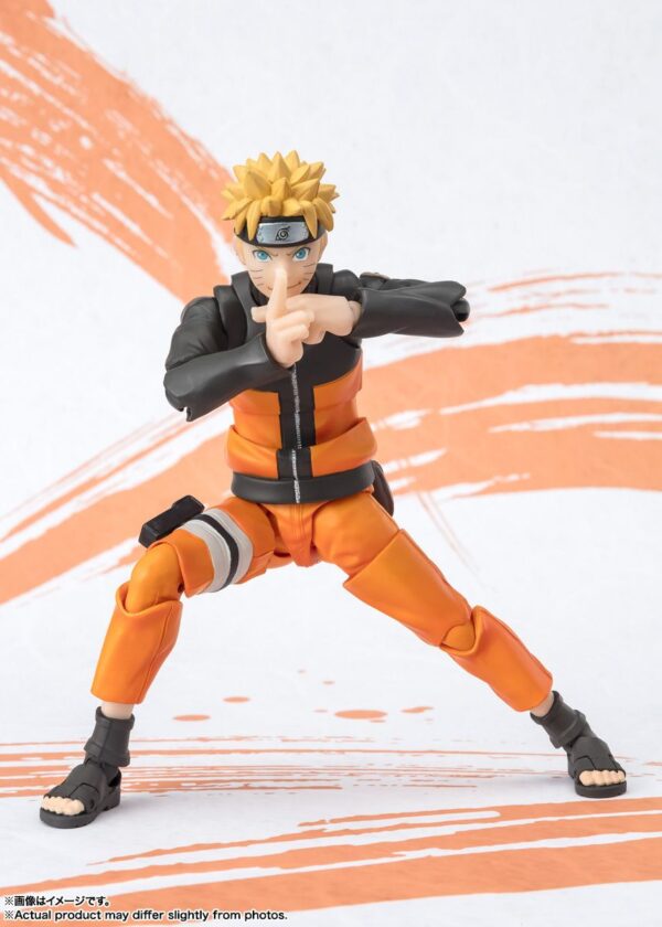 Figura de colección Naruto Uzumaki de Naruto Shippuden original de Bandai.