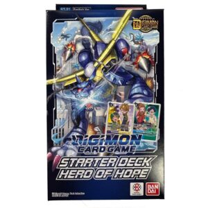 Caja del Starter Deck ST-21: Hero of Hope – Digimon Card Game de Bandai en Ecuador.