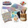 Contenido de la edición especial con carta de Eevee ex y accesorios exclusivos – Pokémon TCG en Ecuador.