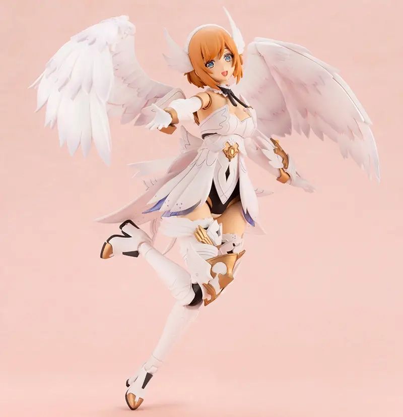 Arcanadea Lumitea (Reissue) – figura modelo ensamblada con alas desplegadas.