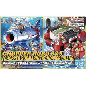 Set completo Chopper Robo 3 y 5 con caja Bandai.