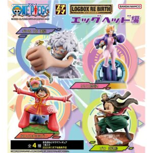 Set Lobgox Re Birth One Piece Egghead Arc 1Box 4 figuras.