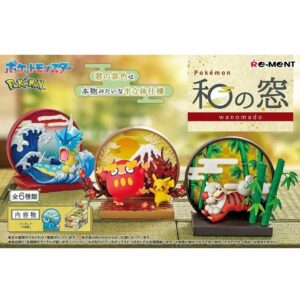 Caja completa Pokémon Japanese Style Window – set de 6 figuras.