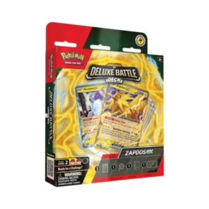 Caja Deluxe Battle Deck Pokémon TCG Ninetales ex/Zapdos ex – Ecuador.