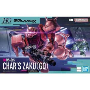 Char Zaku HGGQ 1/144 Gundam model kit Bandai en Ecuador.