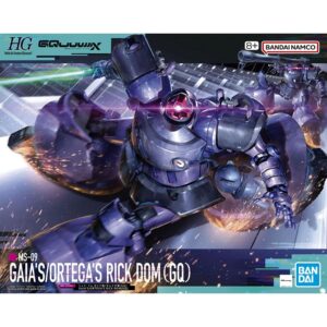 HG Rick Dom Gaia Ortega Bandai model kit Ecuador.