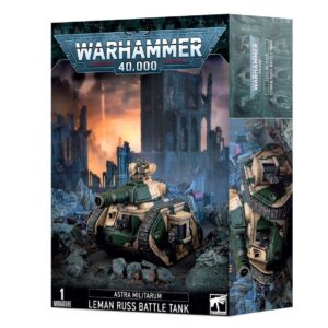 Leman Russ Battle Tank Astra Militarum Warhammer 40K miniatura en Ecuador.