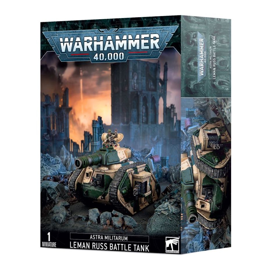 Leman Russ Battle Tank Astra Militarum Warhammer 40K miniatura en Ecuador.