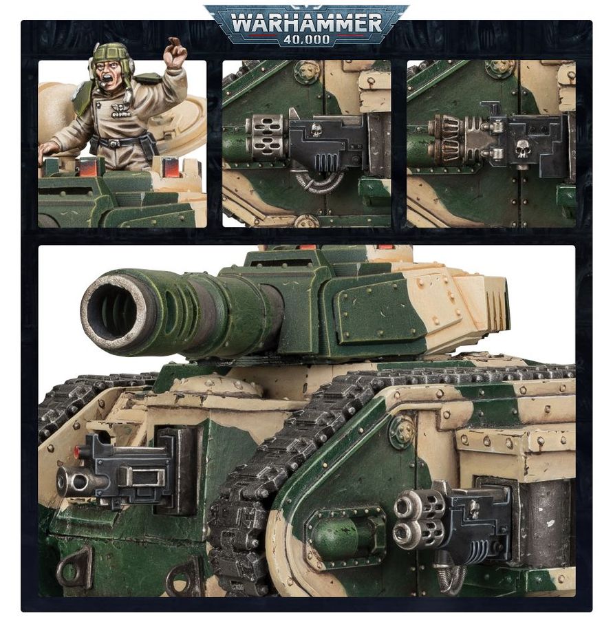 Warhammer 40K Astra Militarum Leman Russ Battle Tank. Games Workshop - Imagen 3