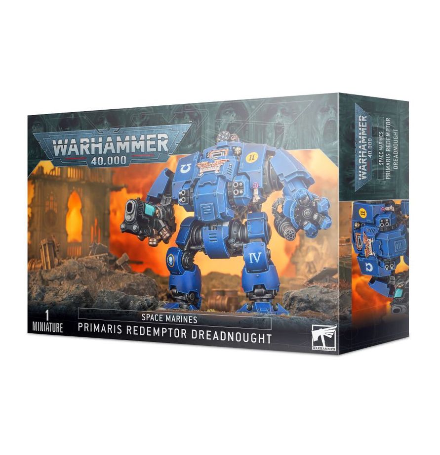 Primaris Redemptor Dreadnought Warhammer 40K miniatura Citadel en Ecuador.
