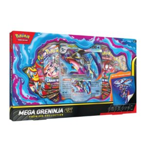 Pokémon TCG Mega Greninja ex Premium Collection en inglés.