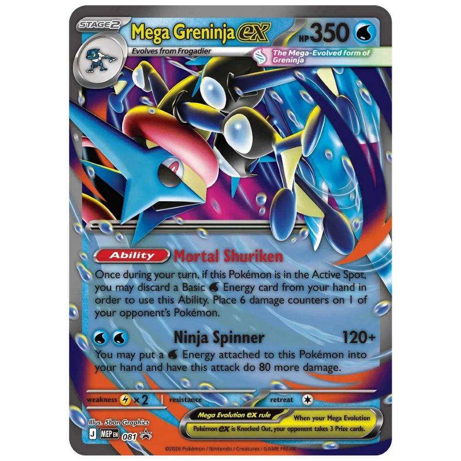 Pokémon TCG Mega Greninja EX Premium Collection. - Imagen 2