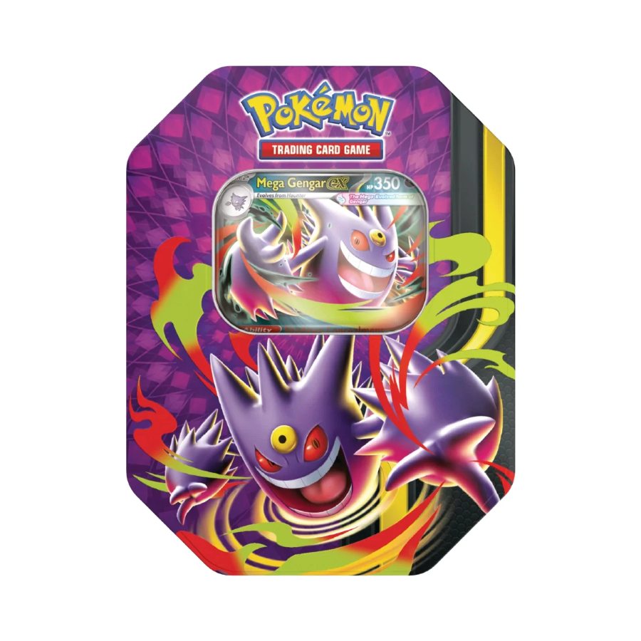 Mega Moonlight Tin Case oficial Pokémon.