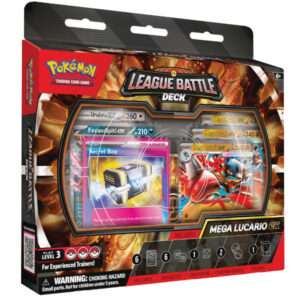 Pokémon TCG Mega Lucario ex League Battle Deck Case en inglés Ecuador.