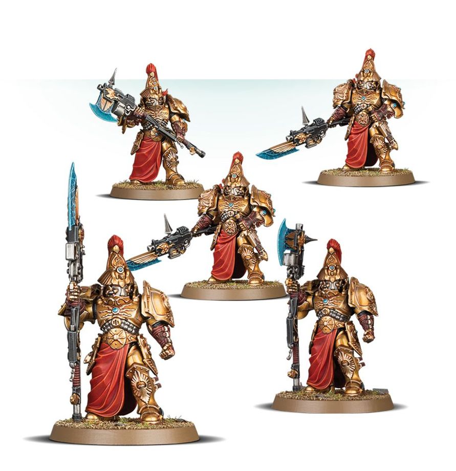 Warhammer 40K Adeptus Custodes Custodian Wardens - Imagen 2