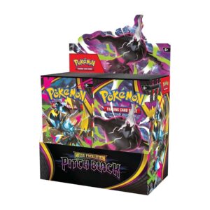 Pokémon TCG Mega Evolution Pitch Black Booster Display en Ecuador.