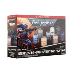 Warhammer 40K Space Marines Intercessors + Paints en Ecuador.