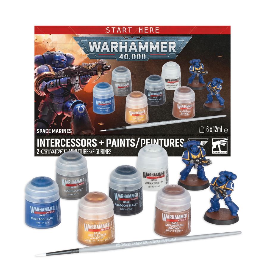Warhammer 40K Space Marines Intercessors + Paints. - Imagen 2