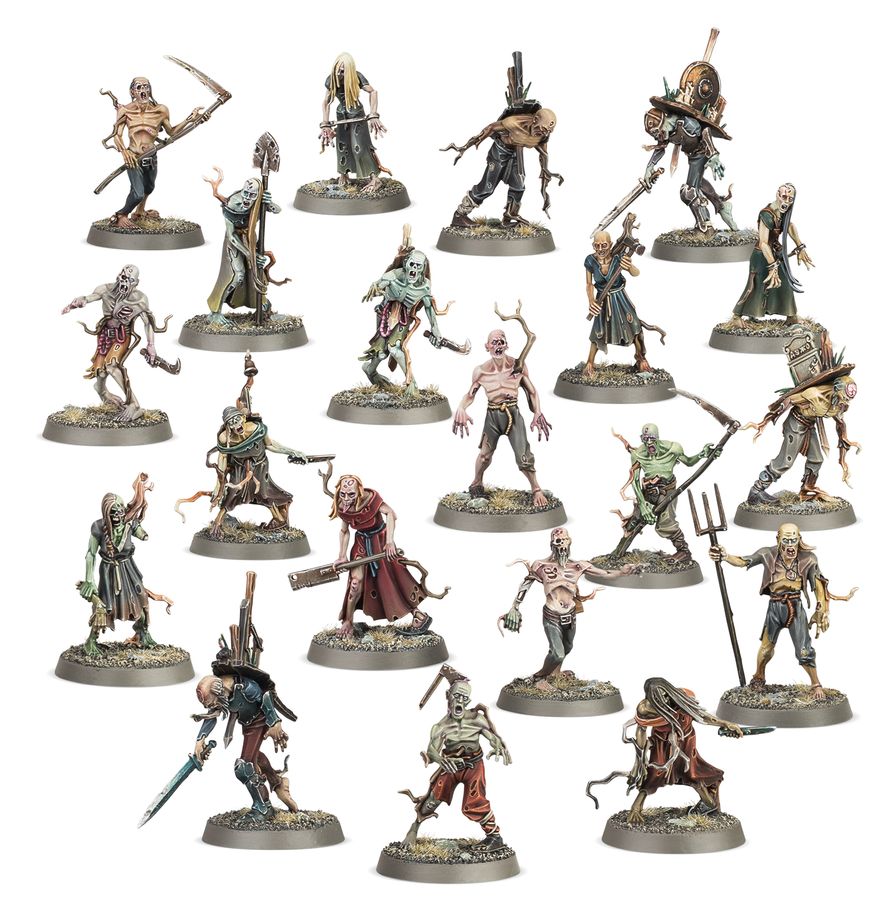 Warhammer AOS Soulblight Gravelords Deadwalker Zombies. - Imagen 2