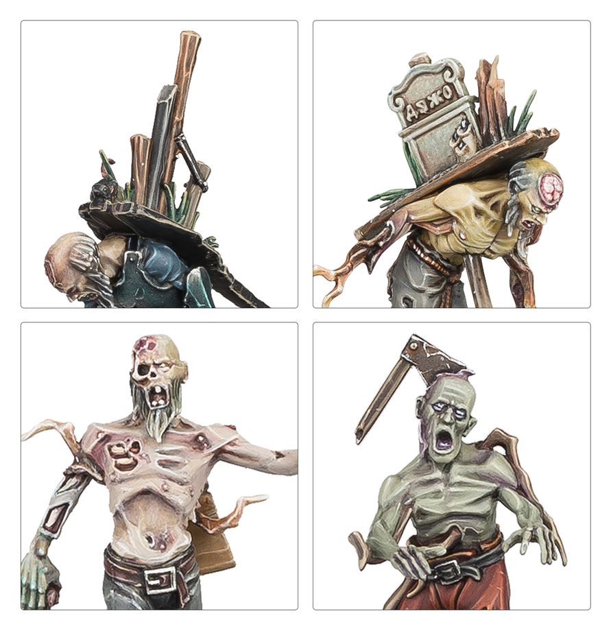 Warhammer AOS Soulblight Gravelords Deadwalker Zombies. - Imagen 3