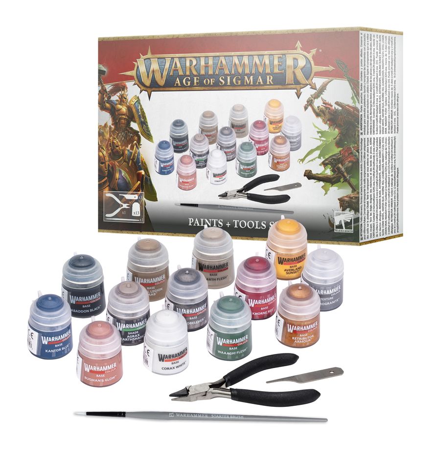 Warhammer AOS Paints + Tools Set. - Imagen 4